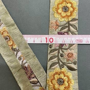 刺繍リボン 150cmx3本】 刺繍リボン アソートパック 幅約2cm~約4cm